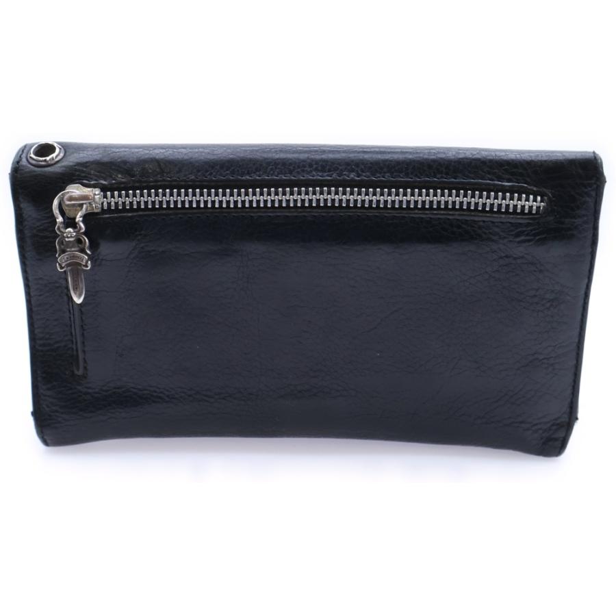 CHROME HEARTS（クロムハーツ） WAVE ウェーブ レザーウォレット 財布