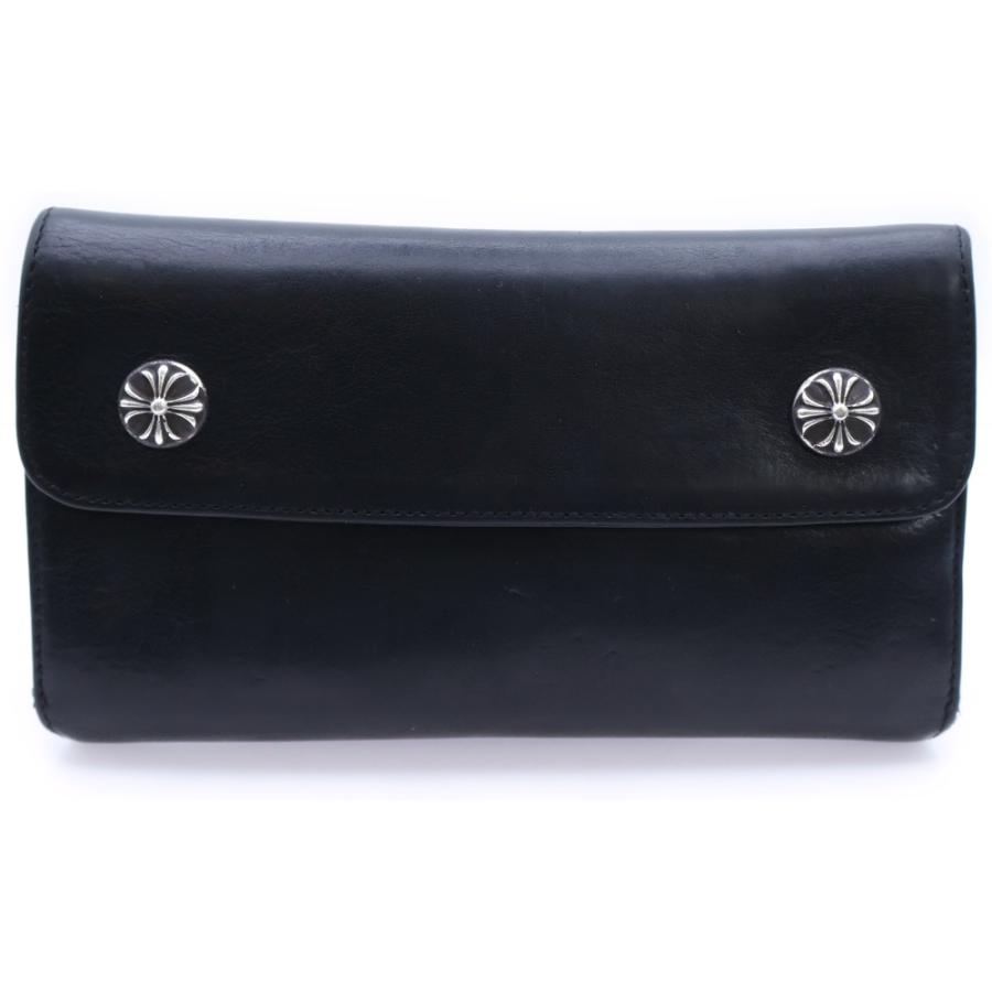 CHROME HEARTS（クロムハーツ） WAVE ウェーブ レザーウォレット 財布