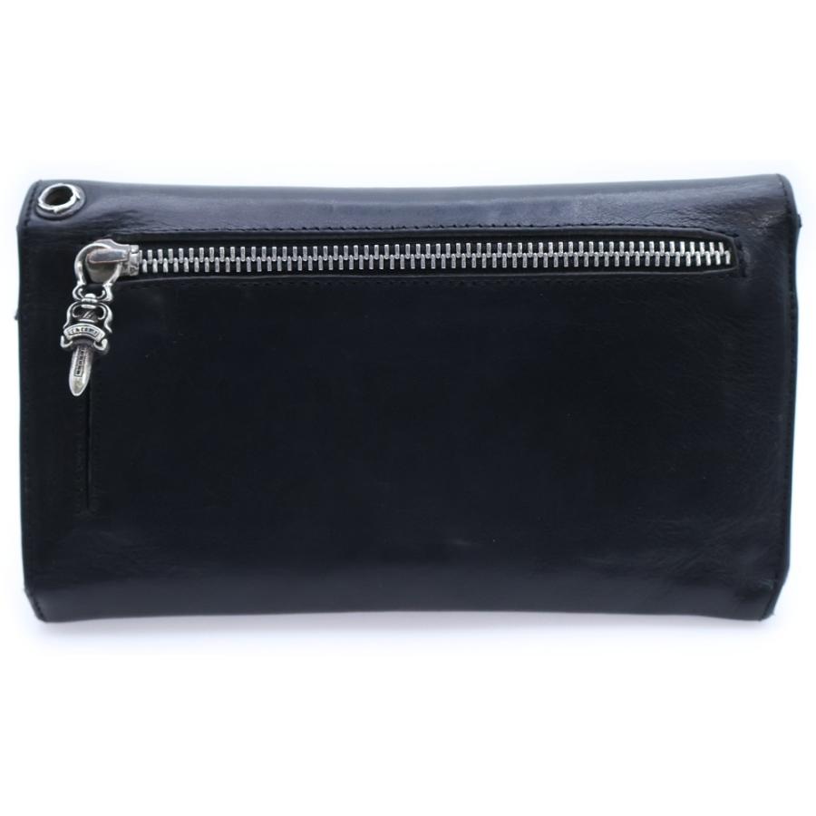 CHROME HEARTS（クロムハーツ） WAVE ウェーブ レザーウォレット 財布