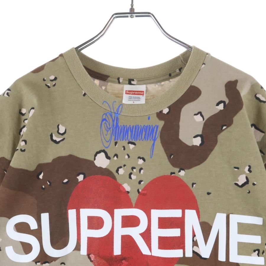 Supreme Announcing Heart Tシャツ グレー M Supreme（シュプリーム） 25SS Announcing Tee アナウンシング ハート