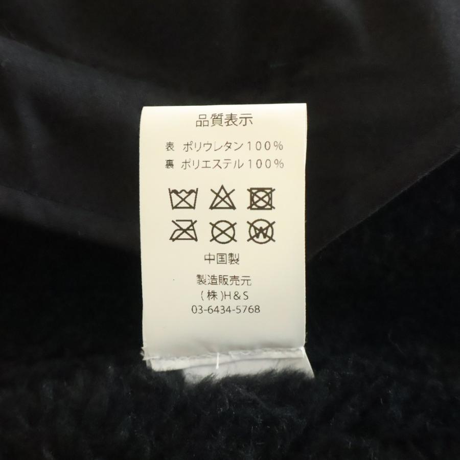 Hideandseek ハイドアンドシーク 24AW B-3 Jacket フェイク レザー