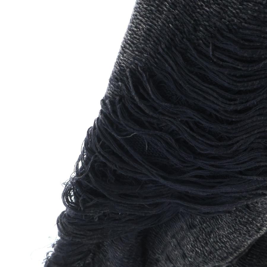 DIESEL（ディーゼル） K-FJORDI-ROUND ダメージ加工クルーネックニット 