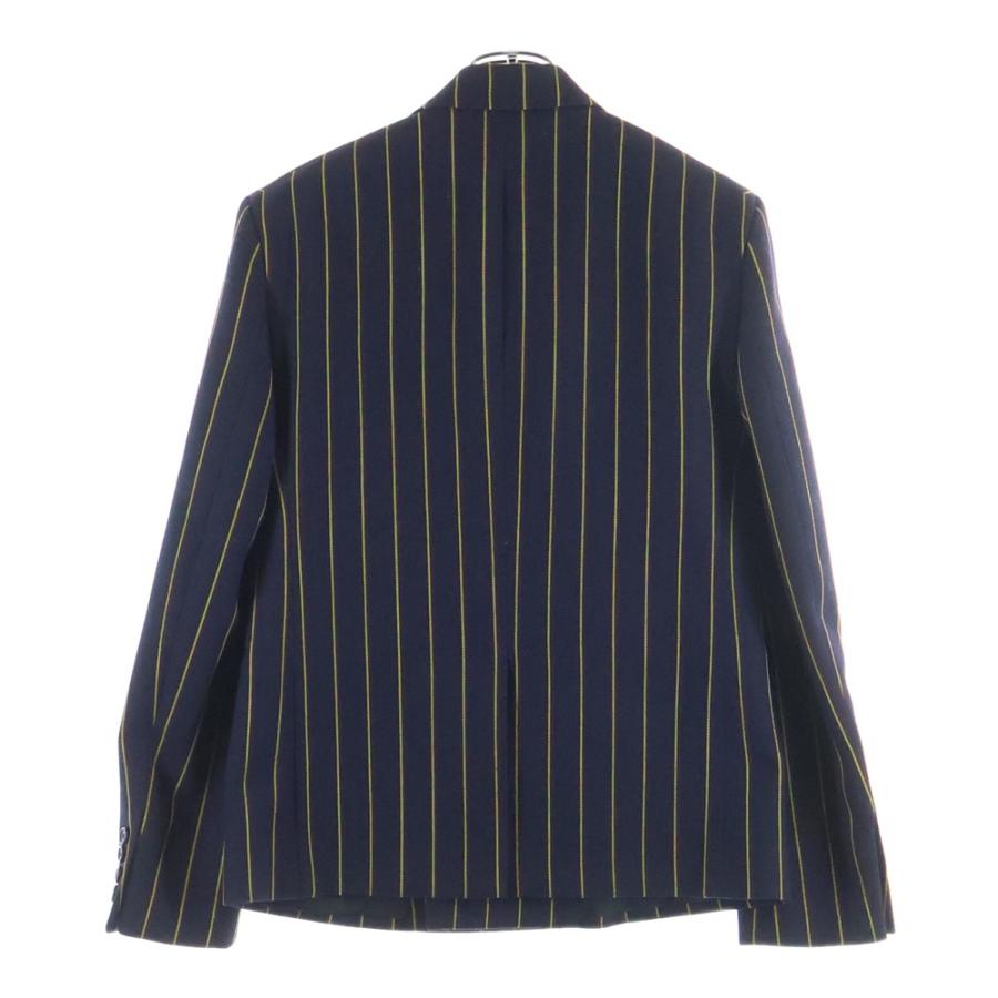 サンローランパリ 20AW ストライプ ウールサージ ダブルブレステッド
