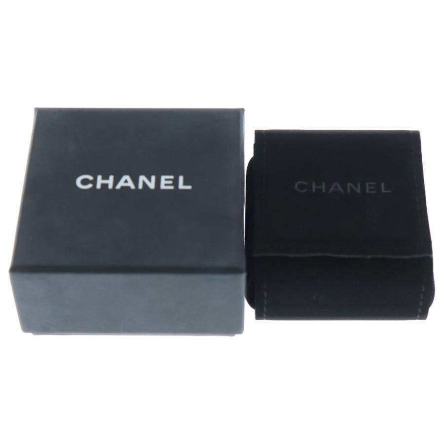 CHANEL シャネル C22A フェイクパールココマーク ピアス ゴールド_5