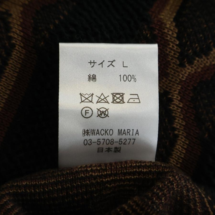 WACKO MARIA（ワコマリア） 24SS STRIPED JACQUARD KNIT SWEATER