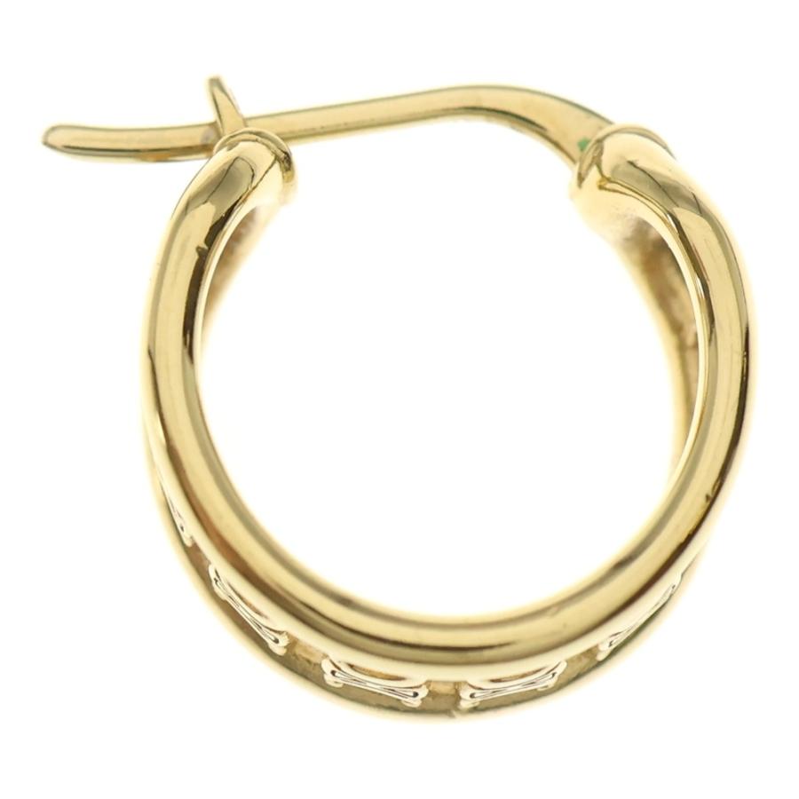 CELINE（セリーヌ） トリオンフ フープピアス ゴールド 片耳のみ