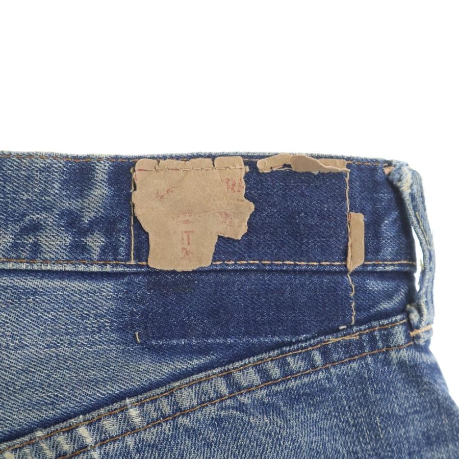 60s ヴィンテージ　505 BIGE デニム　並行ステッチ　ボタン裏ポツポツ Levi's（リーバイス） 60-70s 505 VINTAGE BIGE 後期 両面タブ 並行