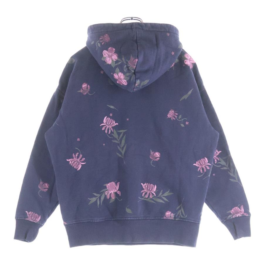 KITH キス 19AW Rose Frowers parker ローズフラワー柄 ボックスロゴ プルオーバーフーディーパーカー ネイビー KITH（キス） 19AW Rose Frowers parker ローズフラワー柄 ボックス