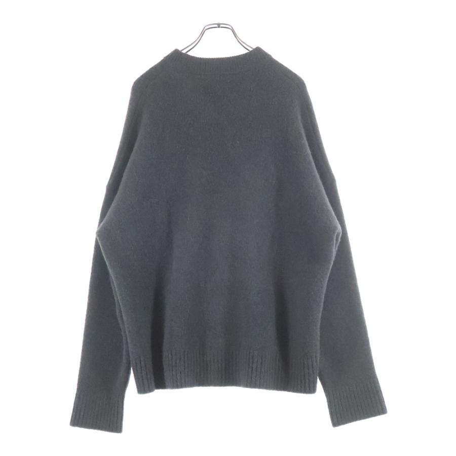 ami paris アミパリス ハートロゴ クルーネックニットセーター グレー