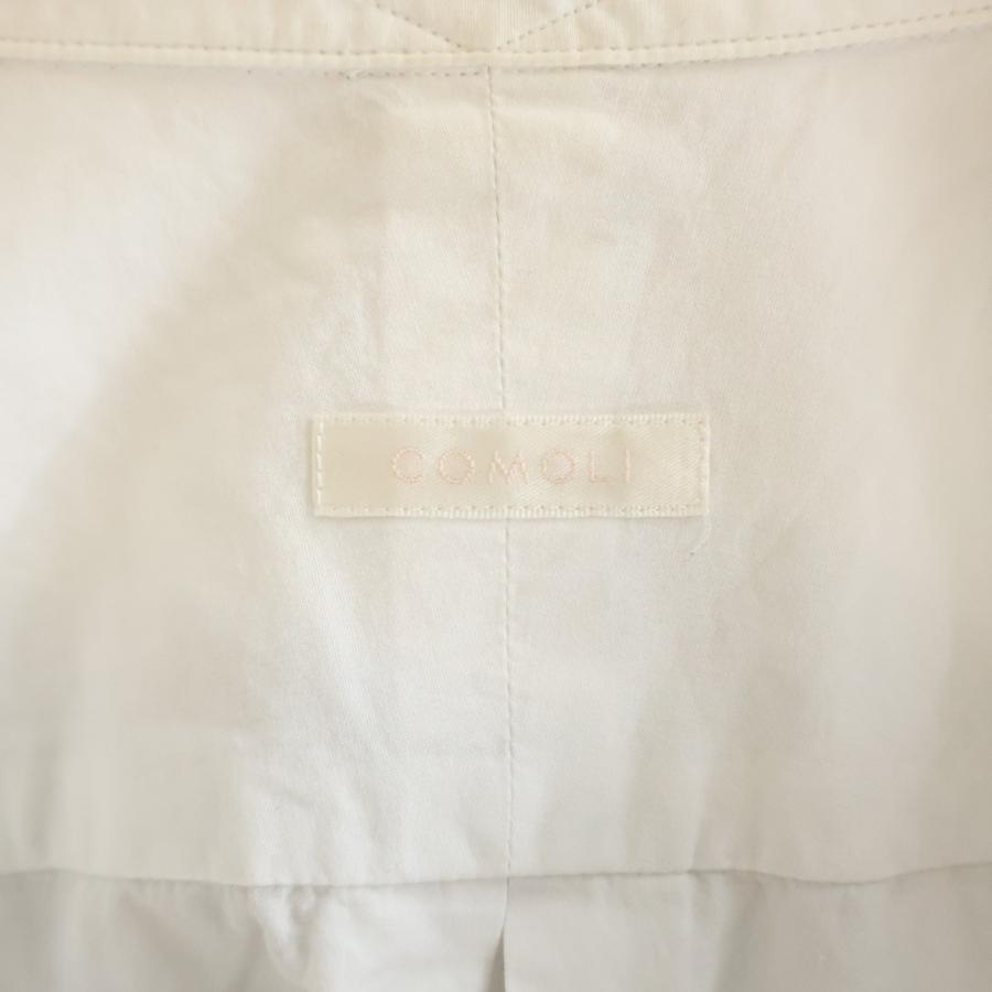 COMOLI（コモリ） 22AW コモリシャツ 長袖シャツ ホワイト U03-02001