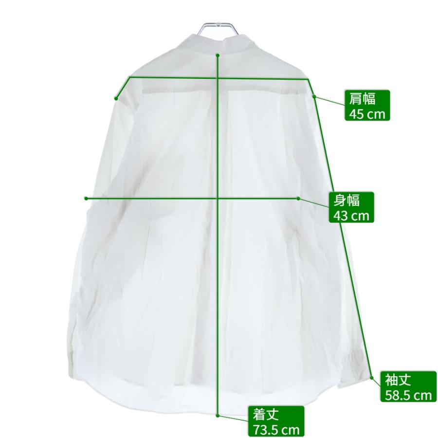 COMOLI（コモリ） 22AW コモリシャツ 長袖シャツ ホワイト U03-02001