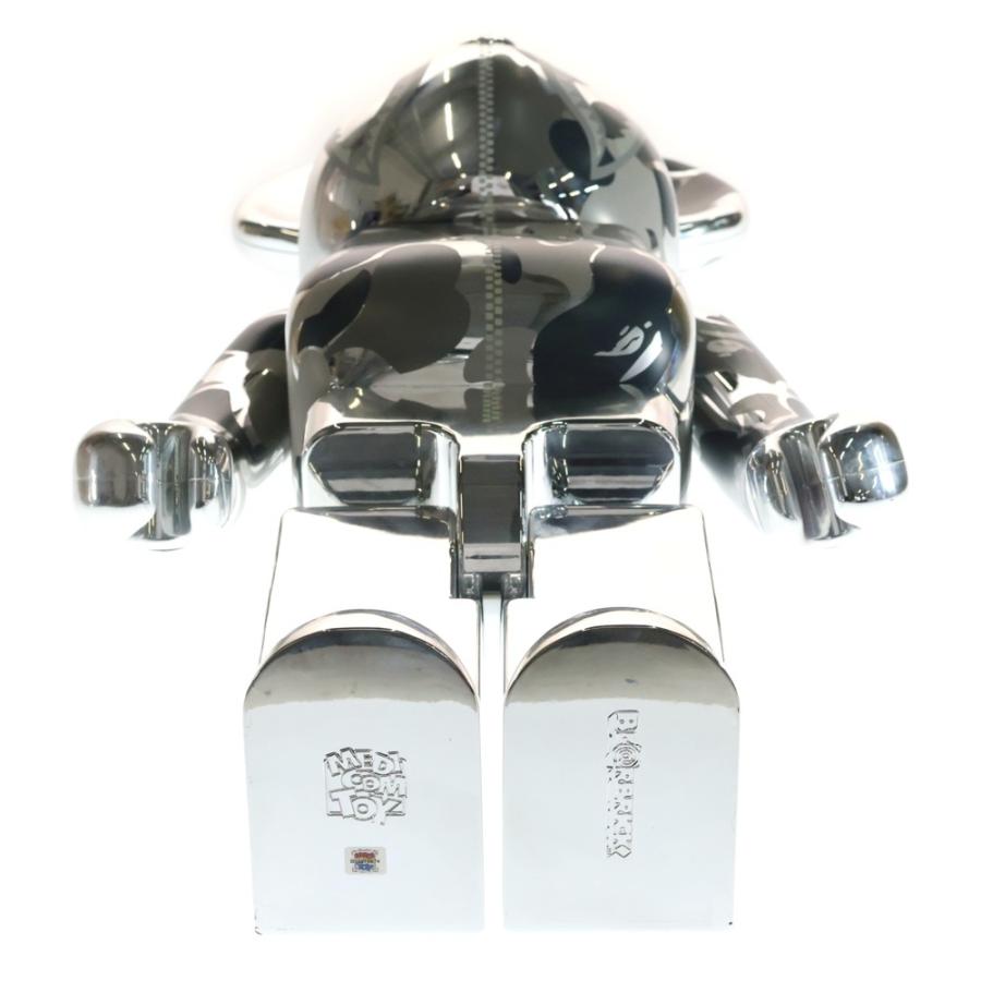 MEDICOM TOY（メディコム・トイ） ×BAPE BE@RBRICK CAMO SHARK SILVER