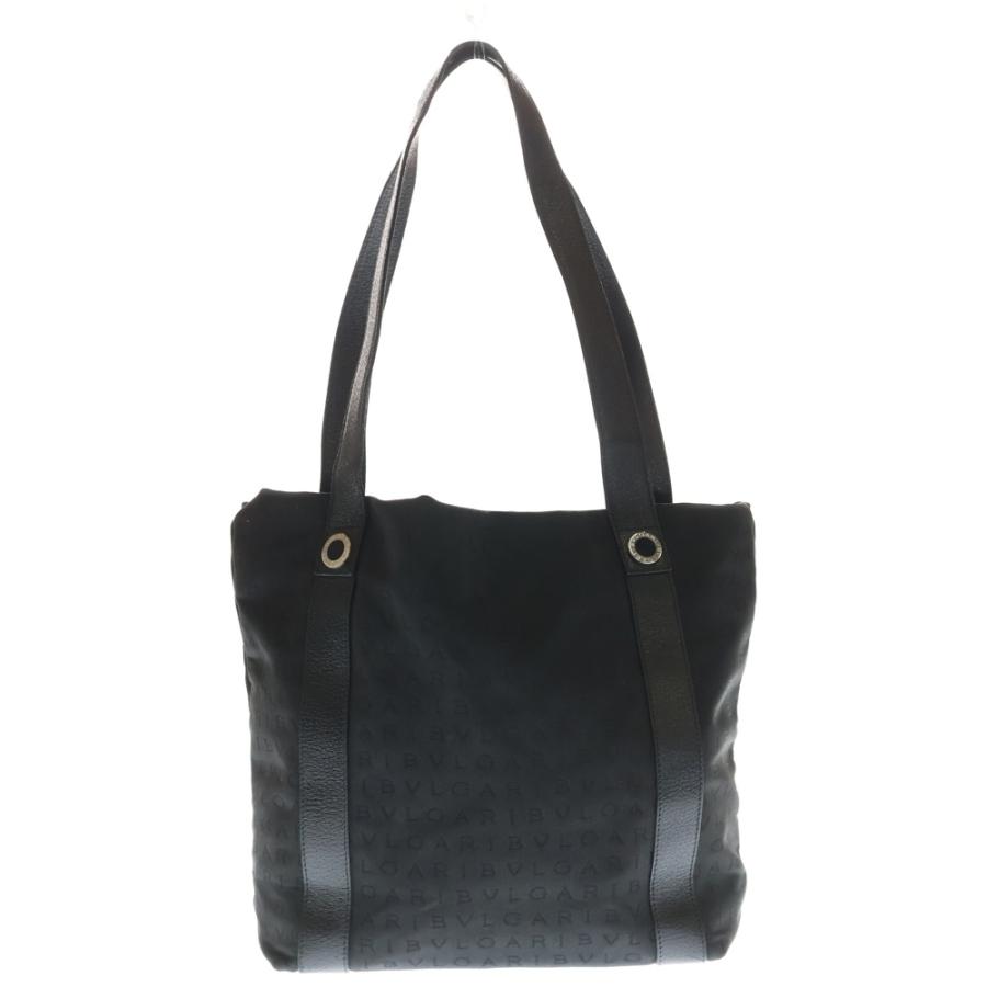 BVLGARI（ブルガリ） ロゴマニア 総柄 トートバッグ キャンパス