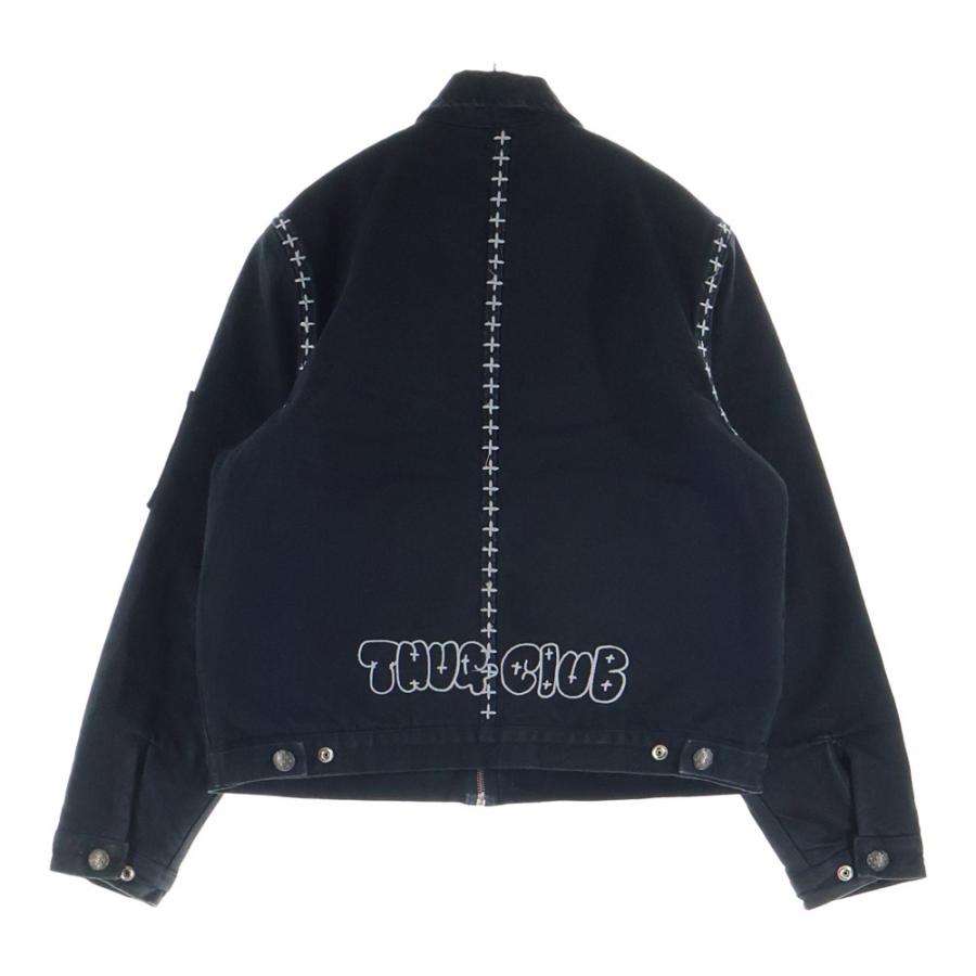 最安値‼️ ブラック ボンバージャケット thug club THUG CLUB サグクラブ ×Dickies ×Stitch Eisenhower ×ディッキーズ