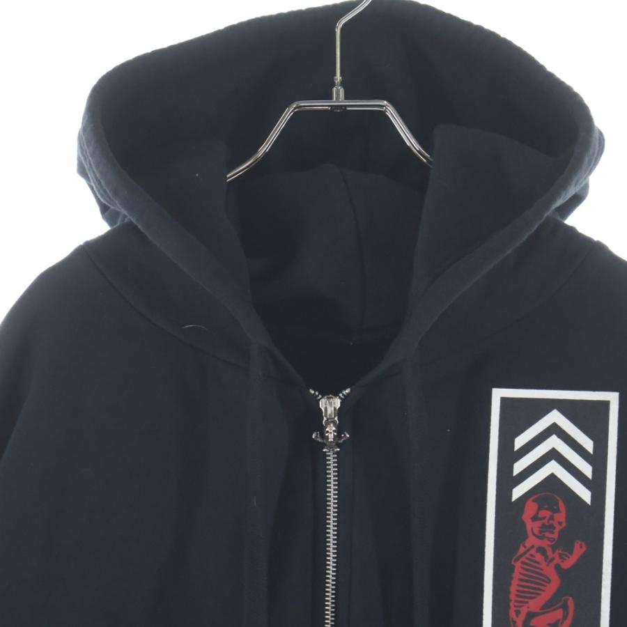 CHROME HEARTS（クロムハーツ） SWTSHRT HD ZIP バックFOTIプリント