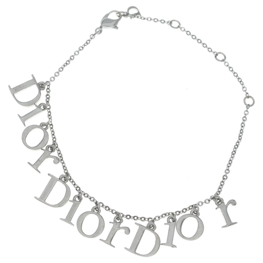 DIOR ディオール ロゴシルバーチェーン ブレスレット : BRING Yahoo