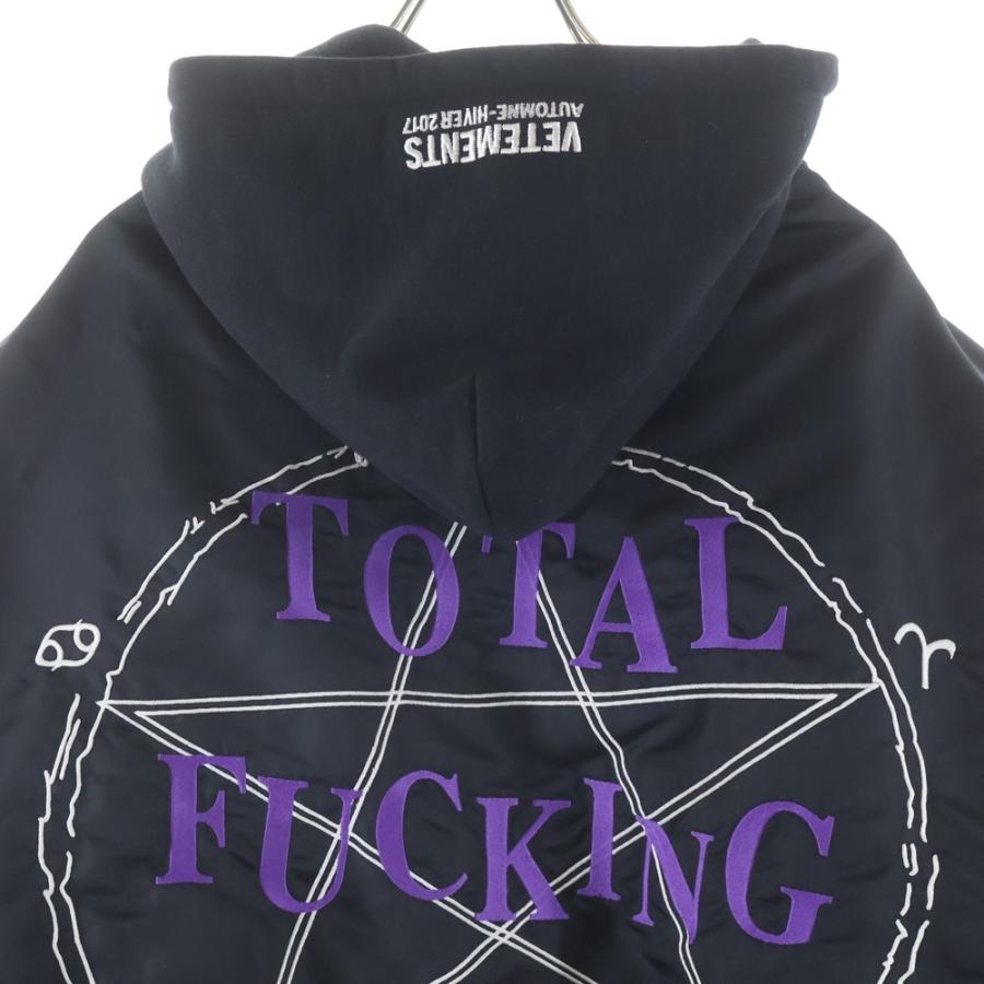 VETEMENTS（ヴェトモン） 16AW Total Fucking Darkness Bomber jacket