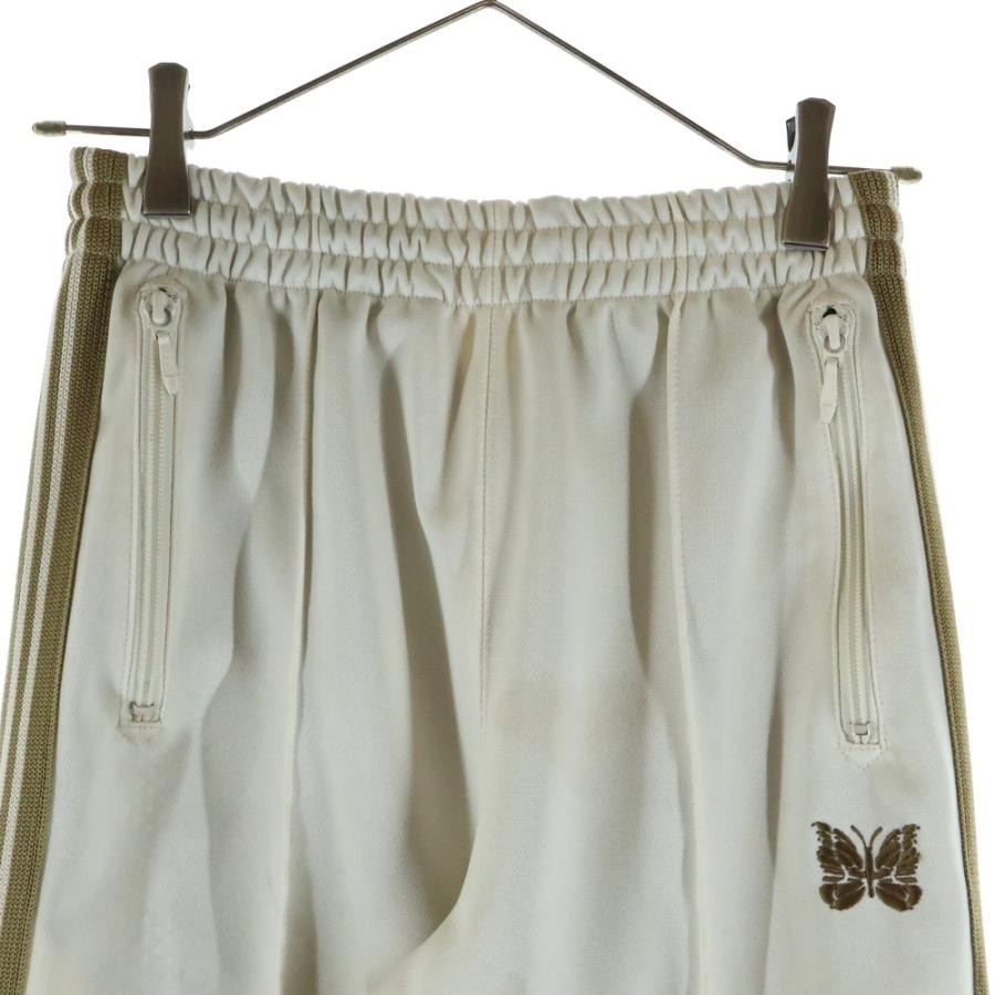 NEEDLES トラックパンツ ストレート アイボリー S　ニードルス Needles（ニードルス） Track Pants サイドライン ドローストリング