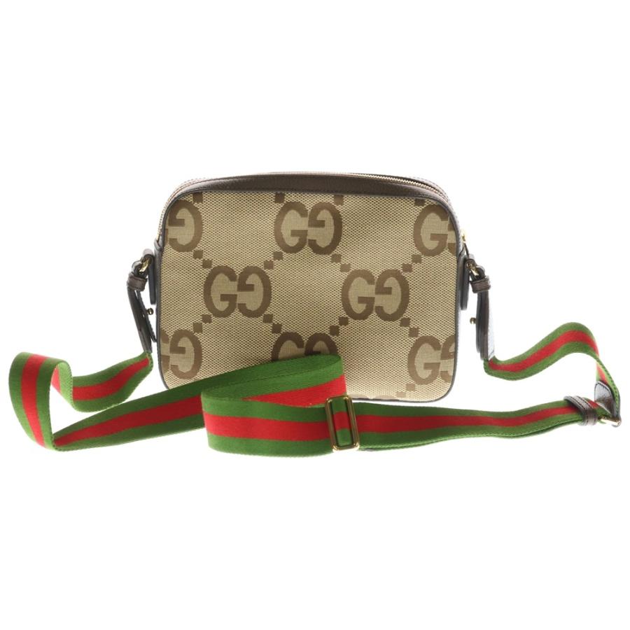 [送料無料]GUCCIショルダーバッグ GG キャンバスレザー メンズ GUCCI GGキャンバス レザー ショルダー バッグ メッセンジャー