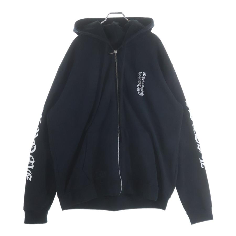 CHROME HEARTS（クロムハーツ） SWTSHRT HD ZIP アームロゴ ジップ 