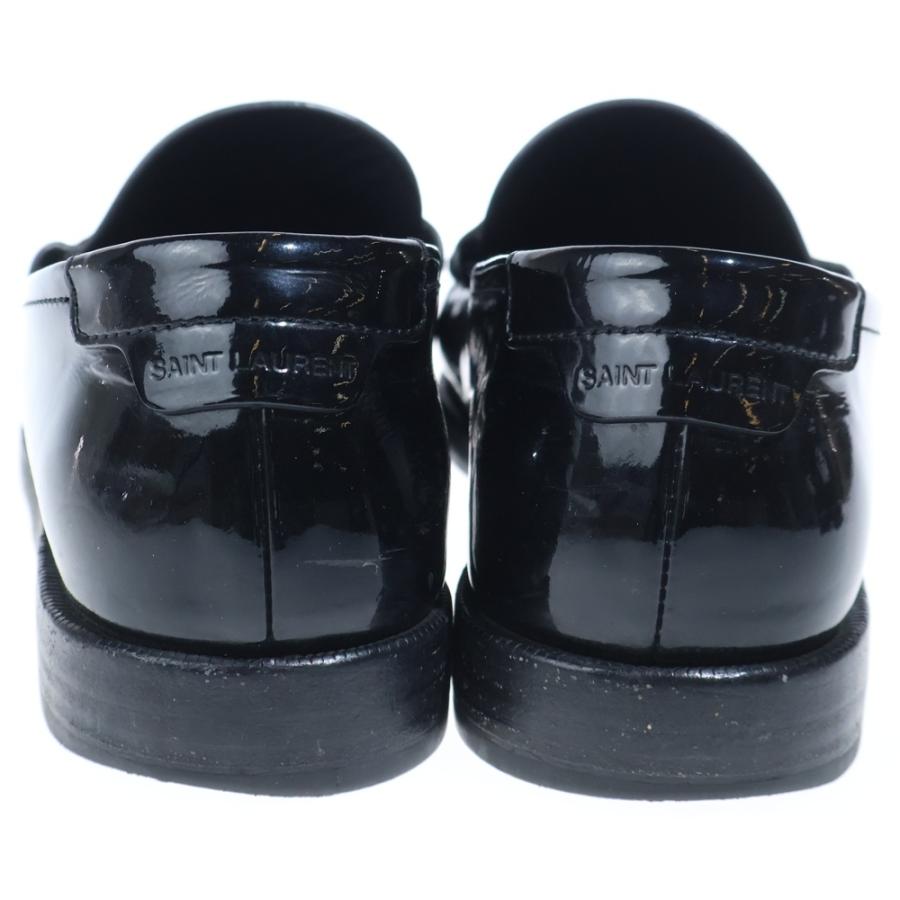 サンローランパリ Le Loafer Penny Slippers パテント ル ローファー