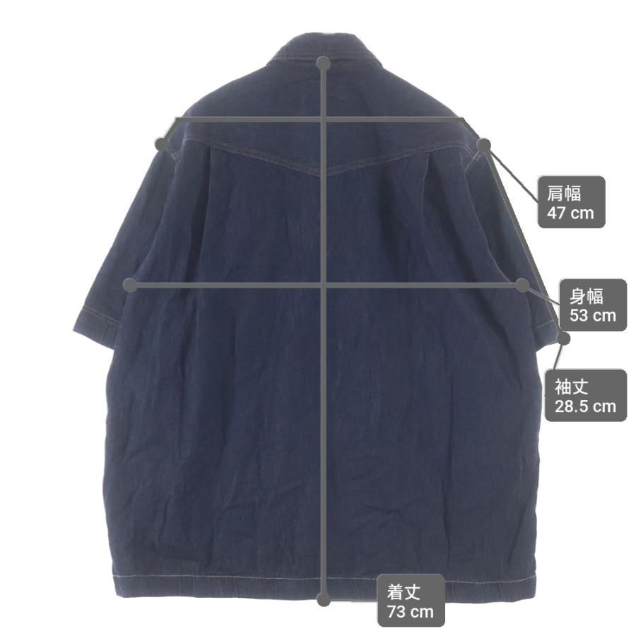 sacai（サカイ） denim shir flap pockets 半袖デニムシャツ フラップ