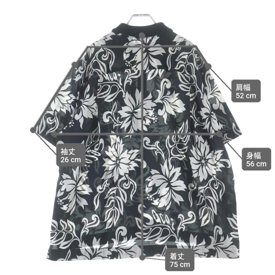 sacai（サカイ） FLORAL PRINT SHIRT 花柄 ジップアップ 半袖
