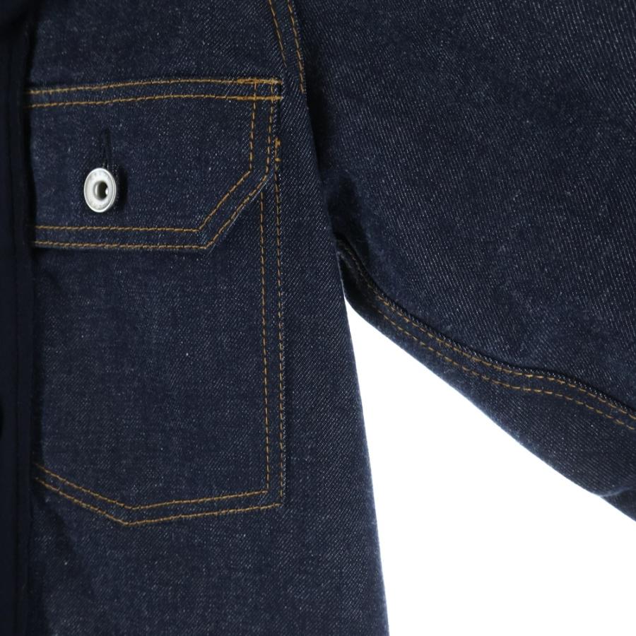 sacai（サカイ） Wool Melton Jacket 2フリップポケット 切替デニム