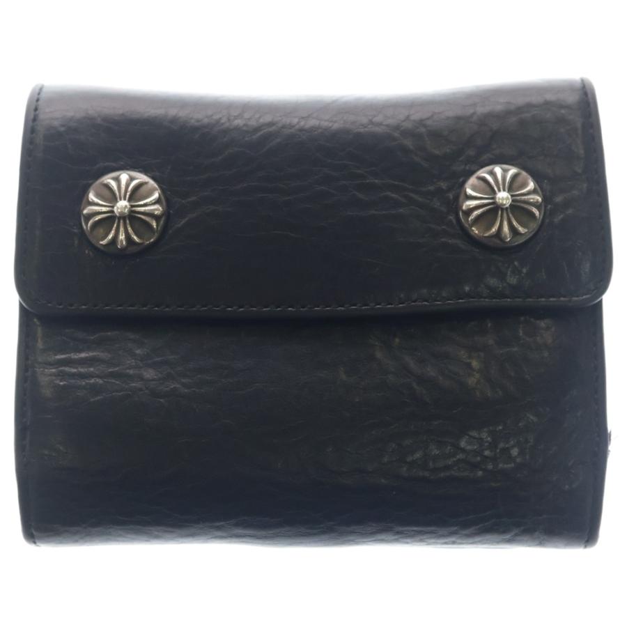 クロムハーツ リルスプーン LIL SPOON HEAVY LEATHER CHROME HEARTS（クロムハーツ） LIL SPOON リルスプーン クロスボタン