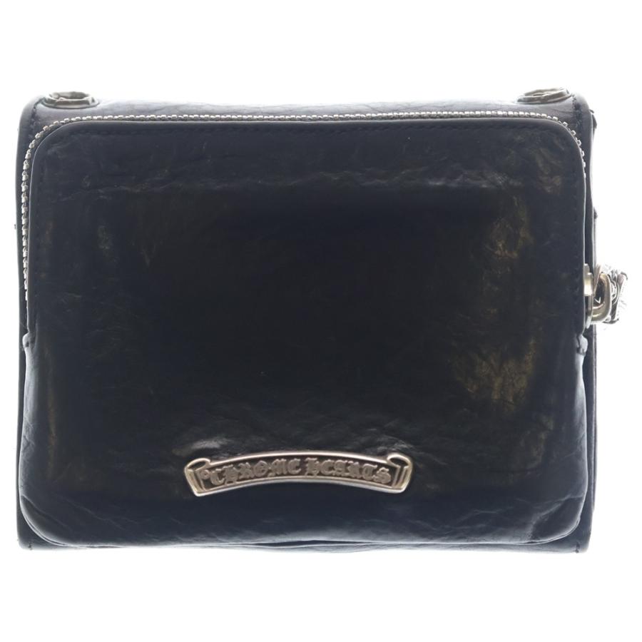 クロムハーツ リルスプーン LIL SPOON HEAVY LEATHER CHROME HEARTS（クロムハーツ） LIL SPOON リルスプーン クロスボタン