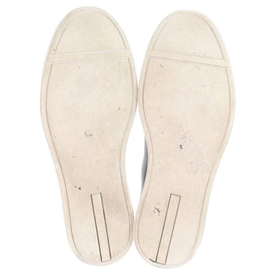 PRADA（プラダ） コミックロゴヒールパッチ レザーローカット