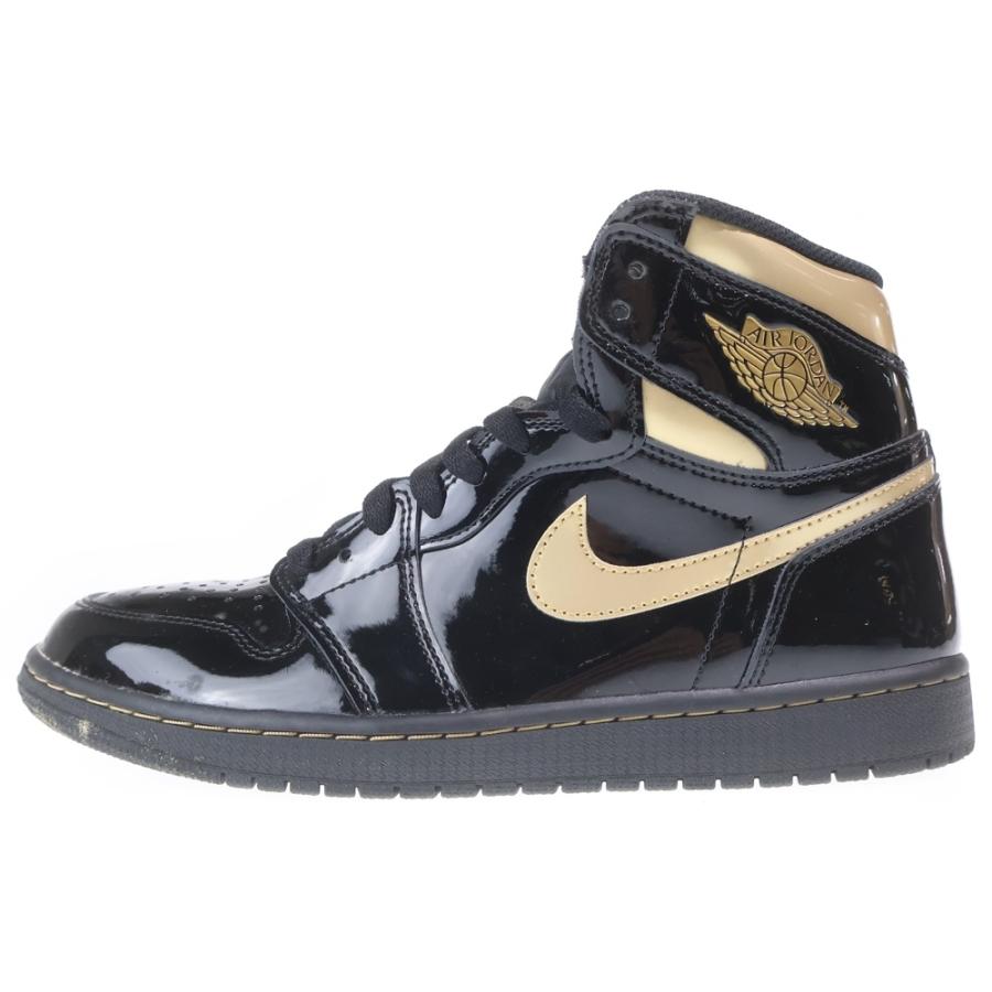 NIKE（ナイキ） AIR JORDAN1 RETRO HIGH OG BLACK-METALIC GOLD 555088