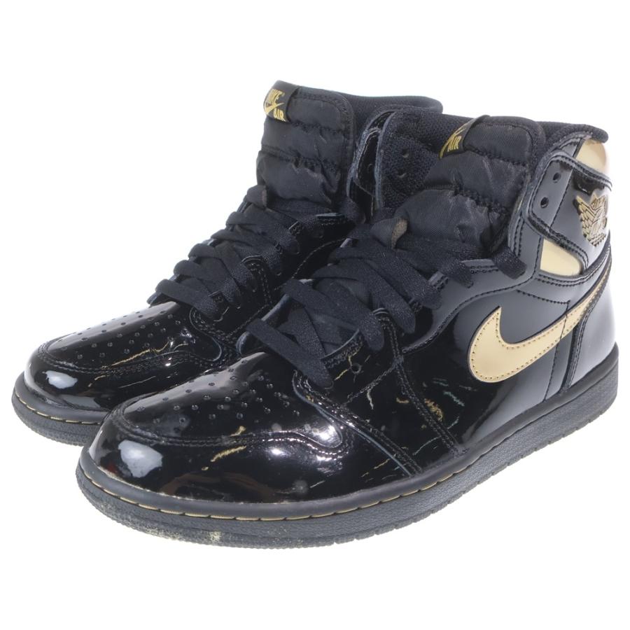 NIKE（ナイキ） AIR JORDAN1 RETRO HIGH OG BLACK-METALIC GOLD 555088