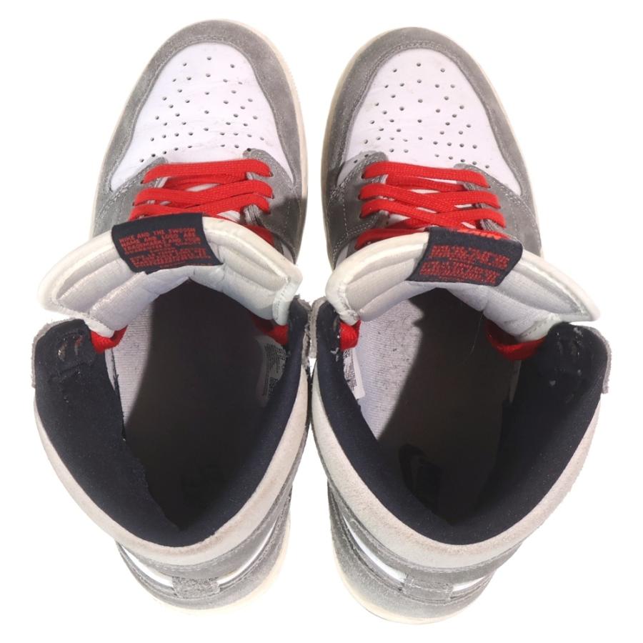 NIKE（ナイキ） AIR JORDAN 1 RETRO HIGH OG BLACK AND SMOKE GREY