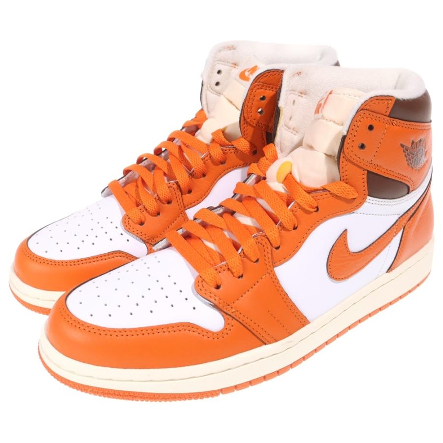 NIKE ナイキ WMNS AIR JORDAN 1 HIGH OG STARFISH DO9369-101 ウィメンズ エアジョーダン1 スターフィッシュ ハイカットスニーカー ホワイト/オレンジ US11/28cm DO9369-101 NIKE（ナイキ） WMNS AIR JORDAN 1 HIGH OG STARFISH DO9369-101