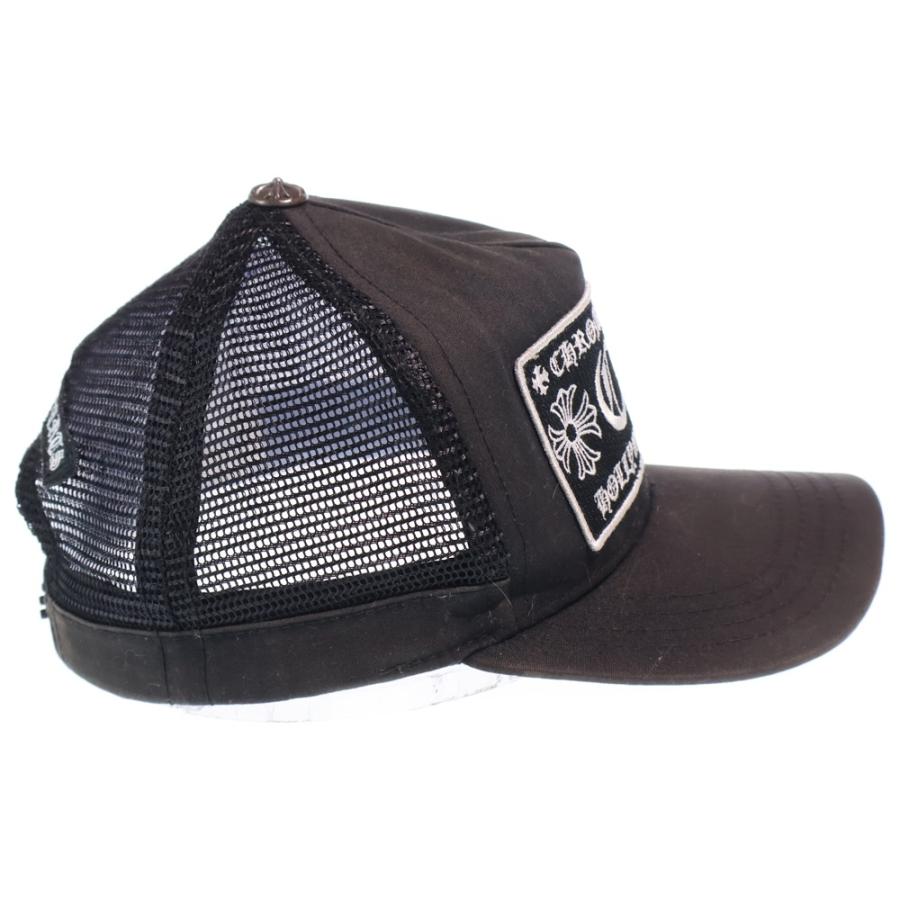 CH クロムハーツ トラッカーキャップ クロスパッチ ブラック CHROME HEARTS（クロムハーツ） TRUCKER CAP CHパッチ クロスボール付