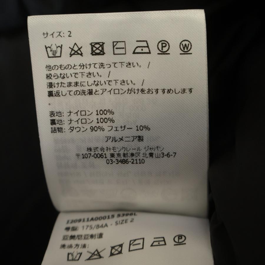 MONCLER モンクレール CITALA シタラ ナイロン ダウンジャケット アウター ブラック I20911A00015 5396Lの画像