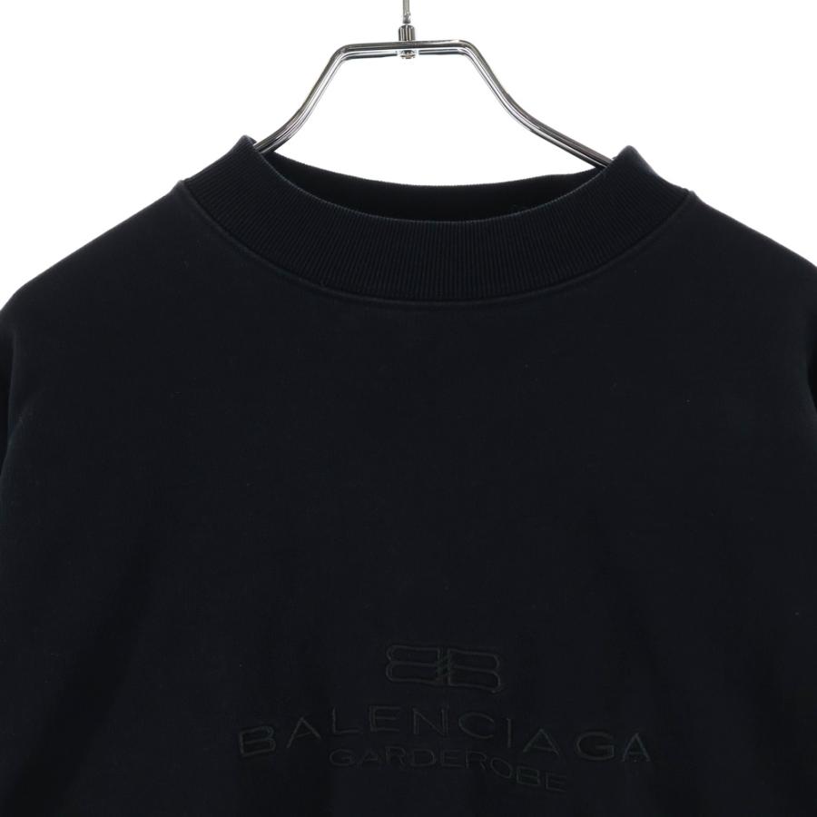 BALENCIAGA（バレンシアガ） フロント ロゴ 刺繍 クルーネック