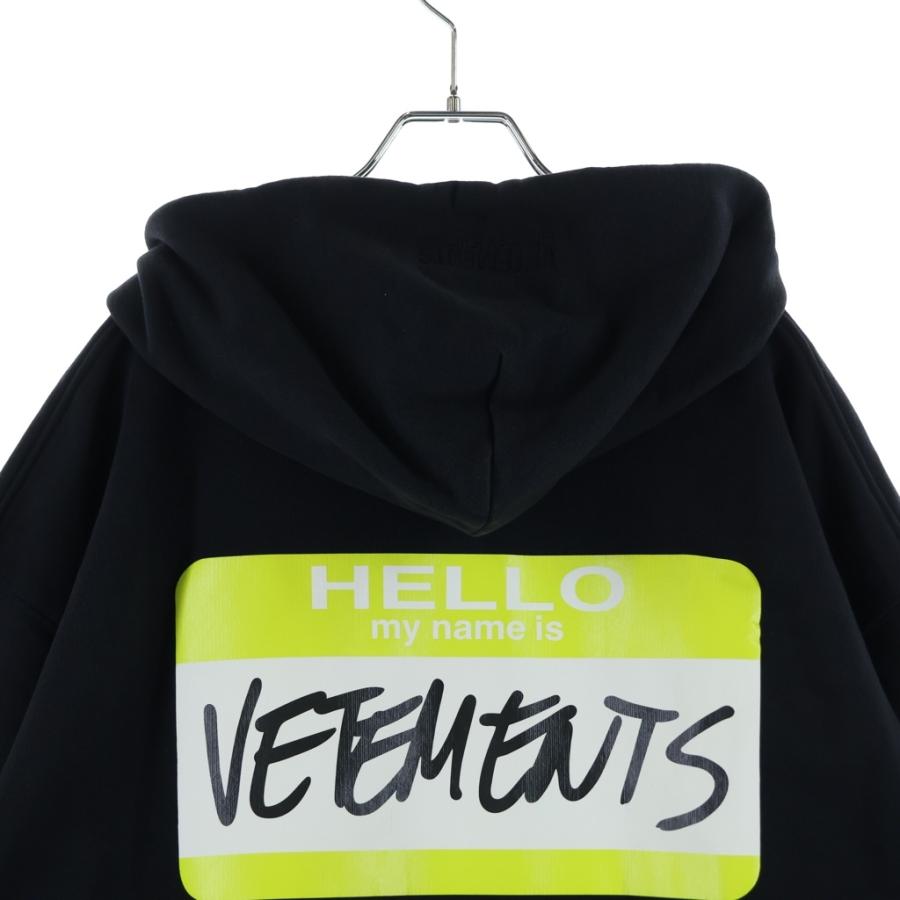 VETEMENTS（ヴェトモン） MY NAME IS VETEMENTS ZIP UP HOODIE マイ