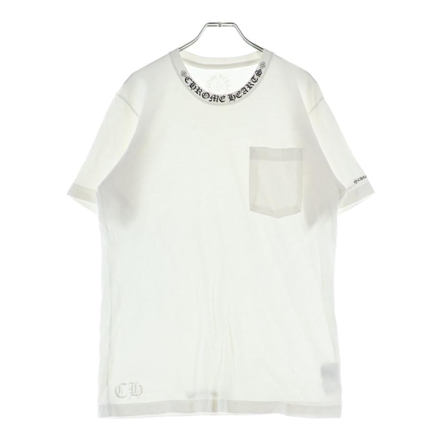 CHROME HEARTS（クロムハーツ） CH T-SHIRT ネックロゴプリント半袖T
