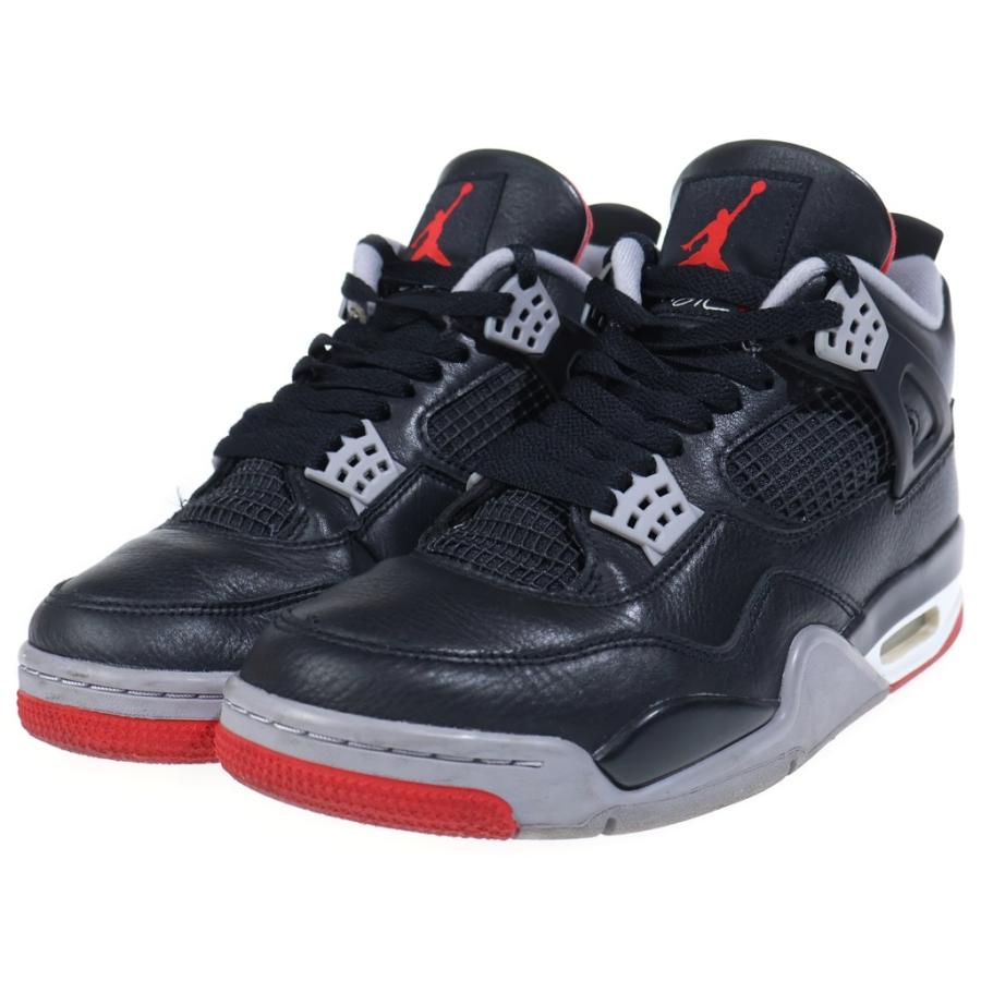 NIKE ナイキ AIR JORDAN4 RETRO エアジョーダン4 ブレッド リイマジンド ミッドカットスニーカー ブラック US9.5/27.5cm FV5029-006 NIKE（ナイキ） AIR JORDAN 4 エアジョーダン4レトロブレッドリイマジ