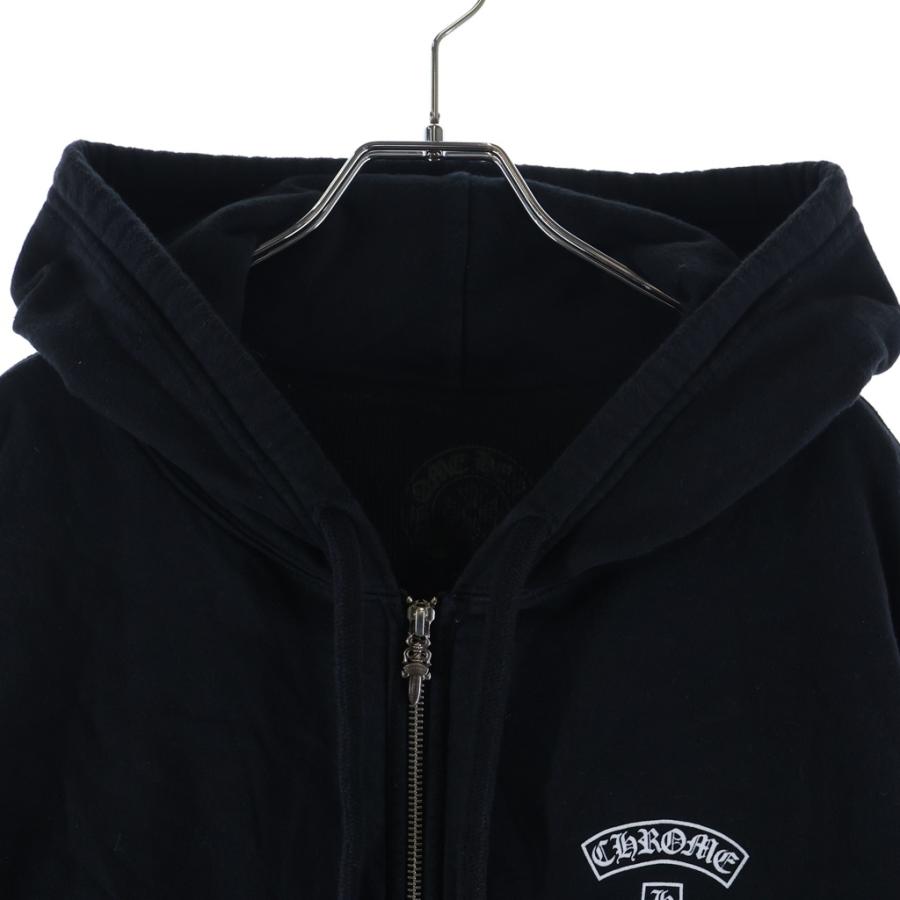 CHROME HEARTS（クロムハーツ） SWTSHRT HD ZIP 胸ロゴプリント バック