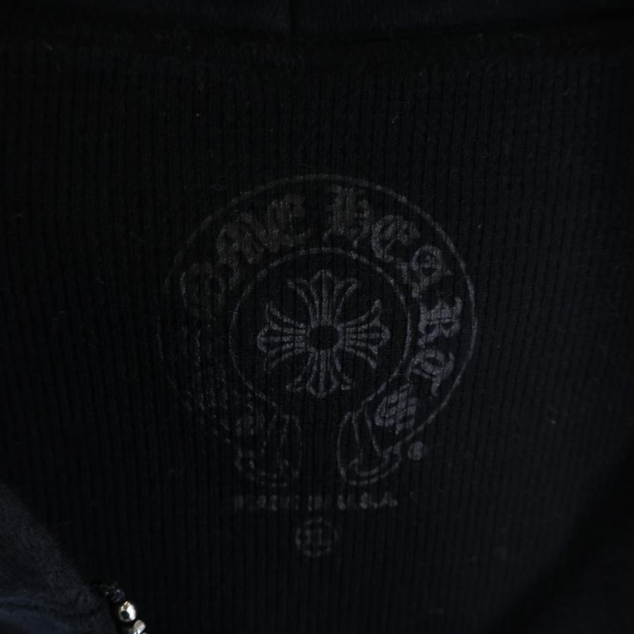 CHROME HEARTS（クロムハーツ） SWTSHRT HD ZIP 胸ロゴプリント バック