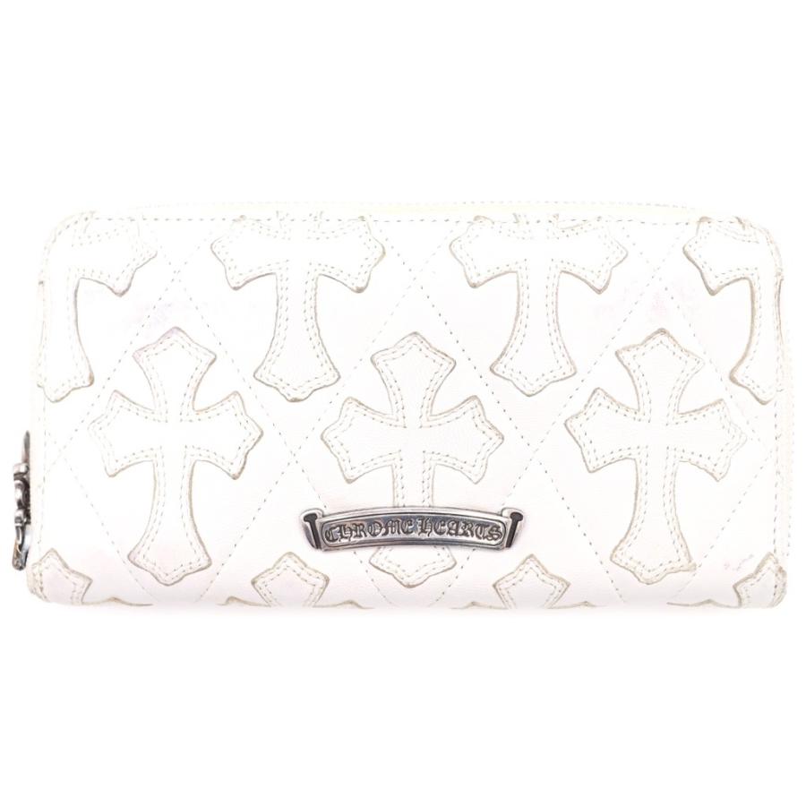 CHROME HEARTS（クロムハーツ） REC F ZIP QUILTED WALLET セメタリー 