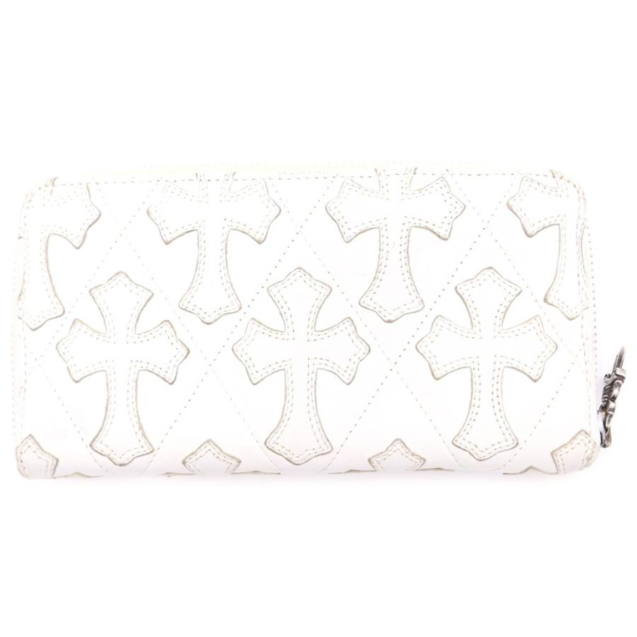 CHROME HEARTS（クロムハーツ） REC F ZIP QUILTED WALLET セメタリー 
