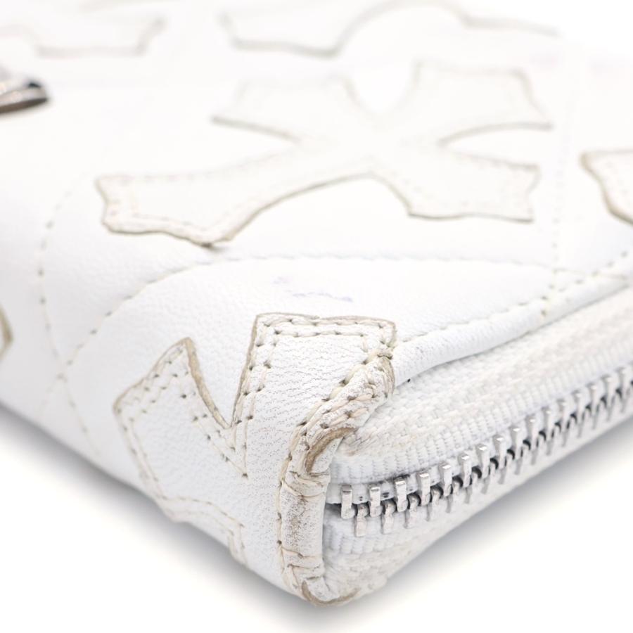 CHROME HEARTS（クロムハーツ） REC F ZIP QUILTED WALLET セメタリー 