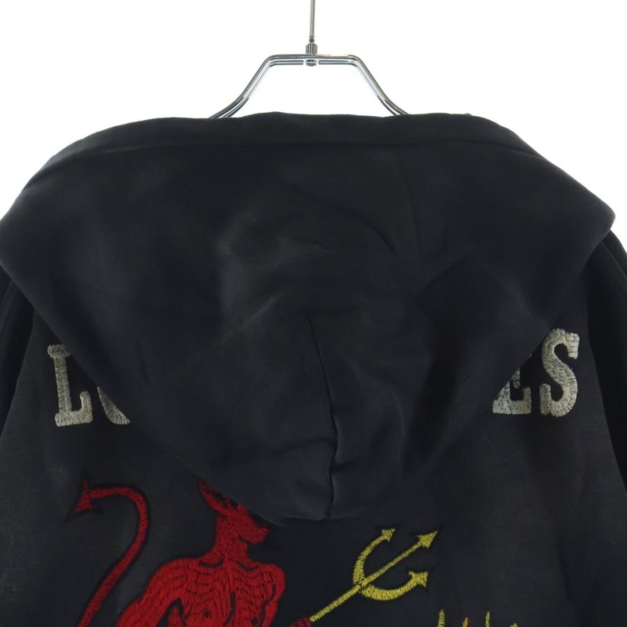 AMIRI（アミリ） LOS ANGELES 1976 HELL 刺繍 スウェットパーカー