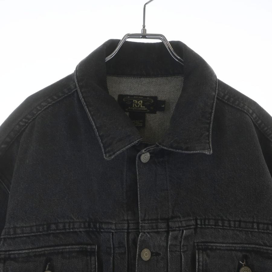 RRL ダブルアールエル 90s 三ツ星タグ 先染め ブラック デニム
