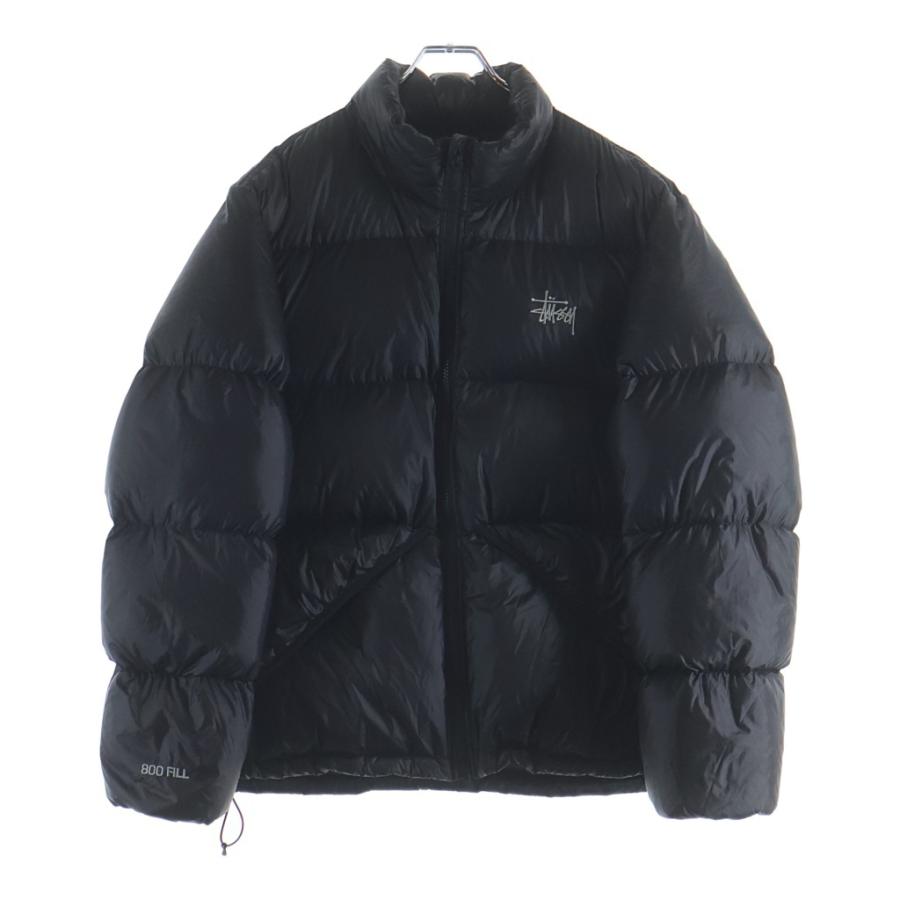 STUSSY ステューシー MICRO RIPSTOP DOWN JACKET マイクロリップストップ ダウンジャケット ナイロン ブラック STUSSY（ステューシー） MICRO RIPSTOP DOWN JACKET マイクロリップス