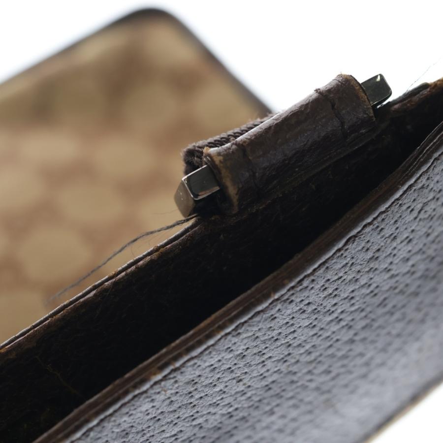GUCCI（グッチ） GG キャンバス ショルダーバッグ ブラウン 27639